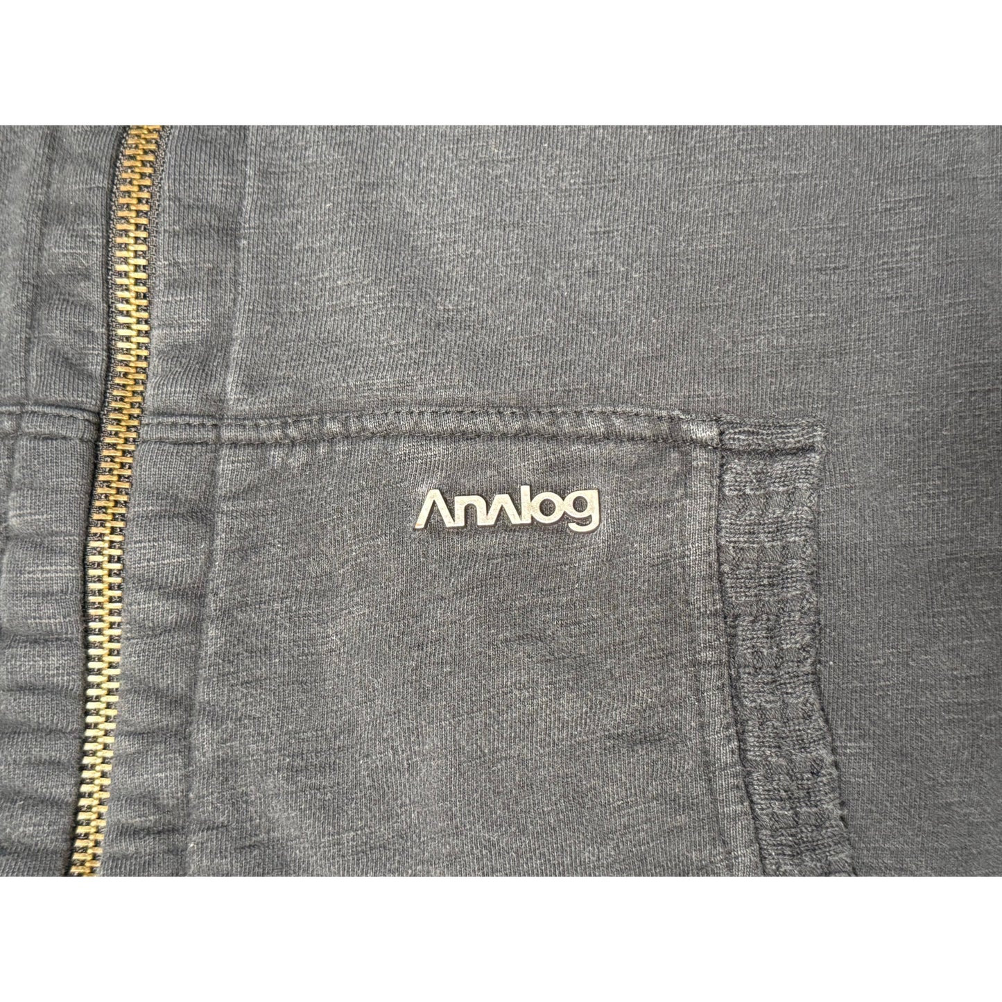 Vintage Y2K Analog Burton Snowboarding Full Zip Hoodie Small