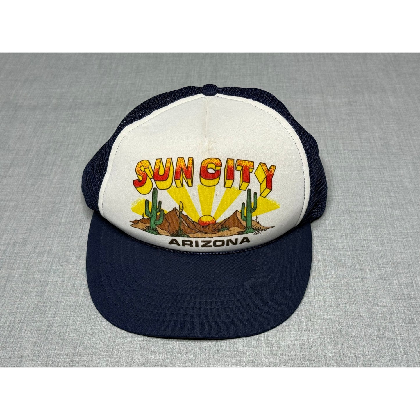 Vintage 80s Sun City Arizona Snapback Trucker Hat