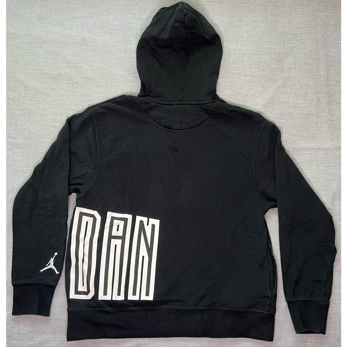 Air Jordan Wrap Around Logo Pullover Hoodie Sweatshirt Medium