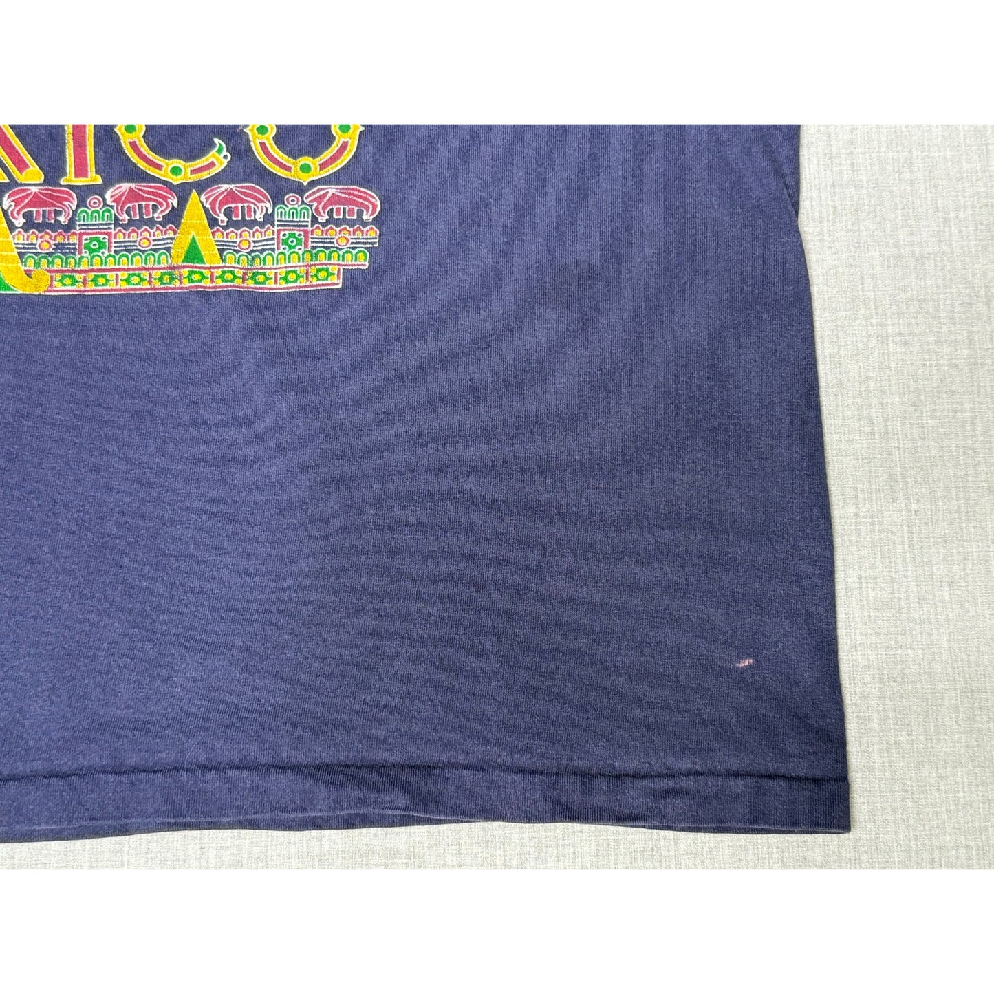 Vintage 90s Mexico Aztec Single Stitch Double Sided T-shirt XL