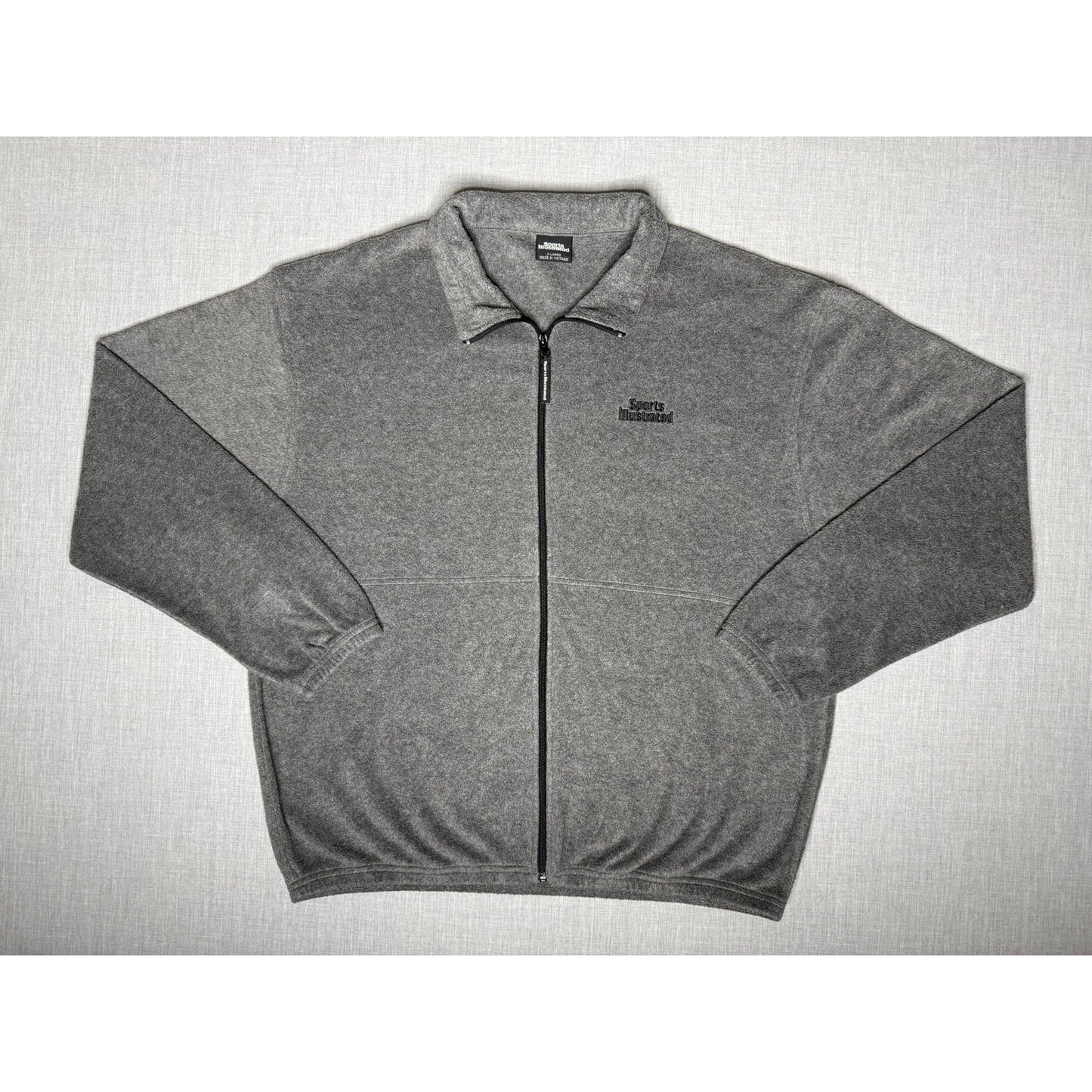 Sports Illustrated Fleece Full Zip Collared Sweatshirt XL