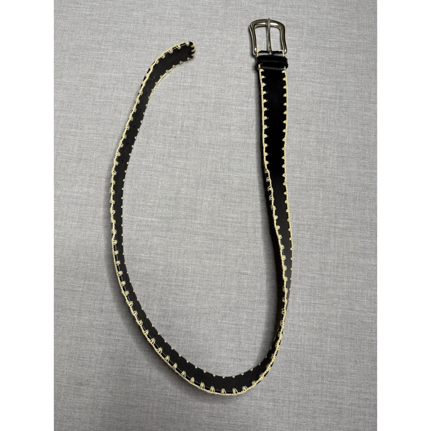 Woven Leather Western Style Belt Large 40”