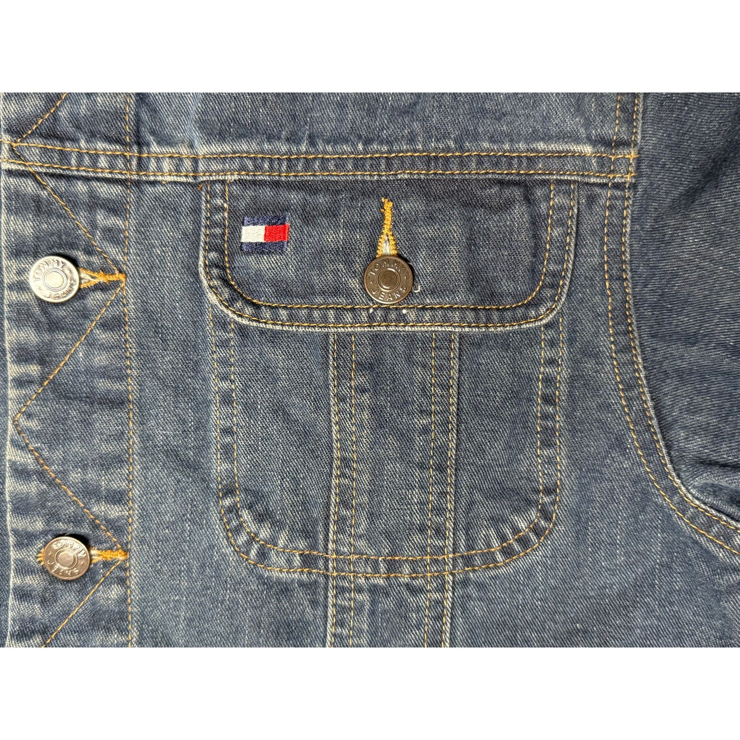 Tommy Hilfiger Button Up Denim Jean Jacket Women’s XL