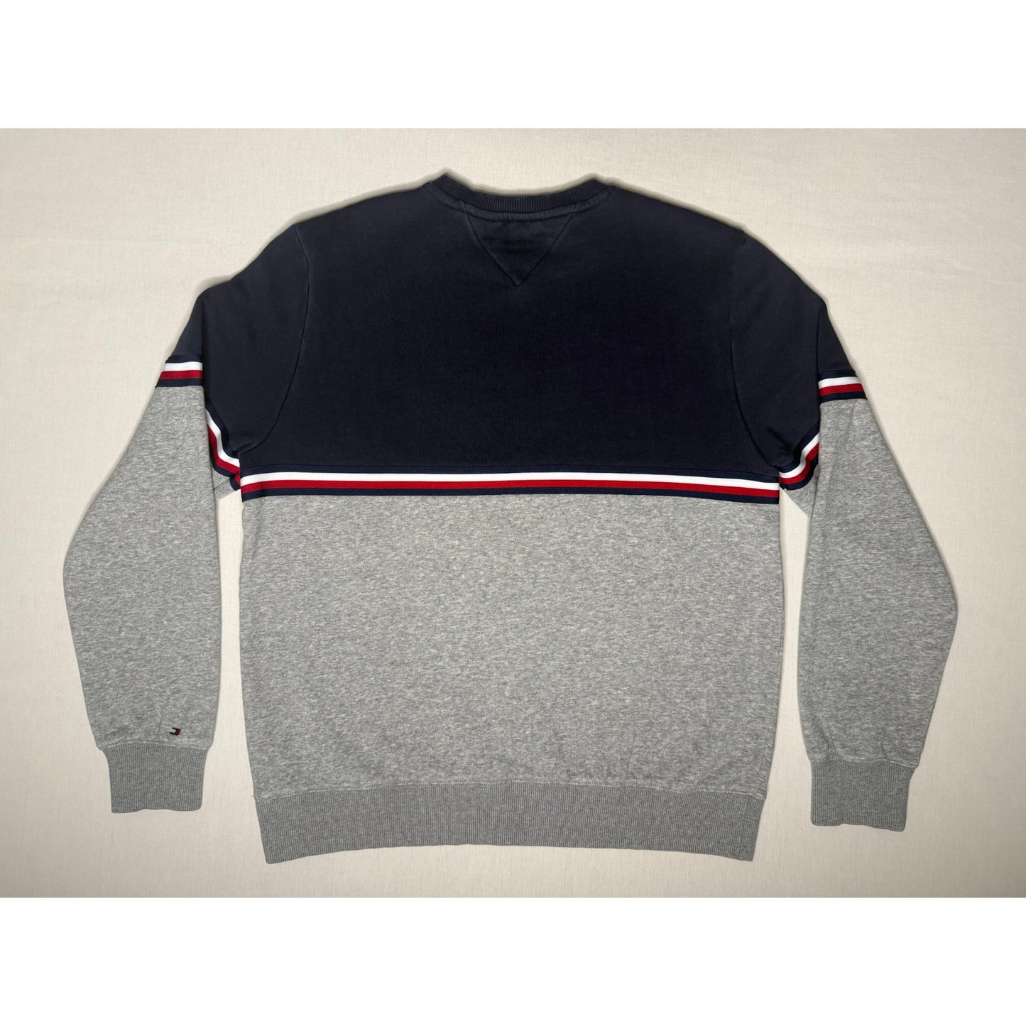 Tommy Hilfiger Color Block Pullover Crewneck Sweatshirt Medium