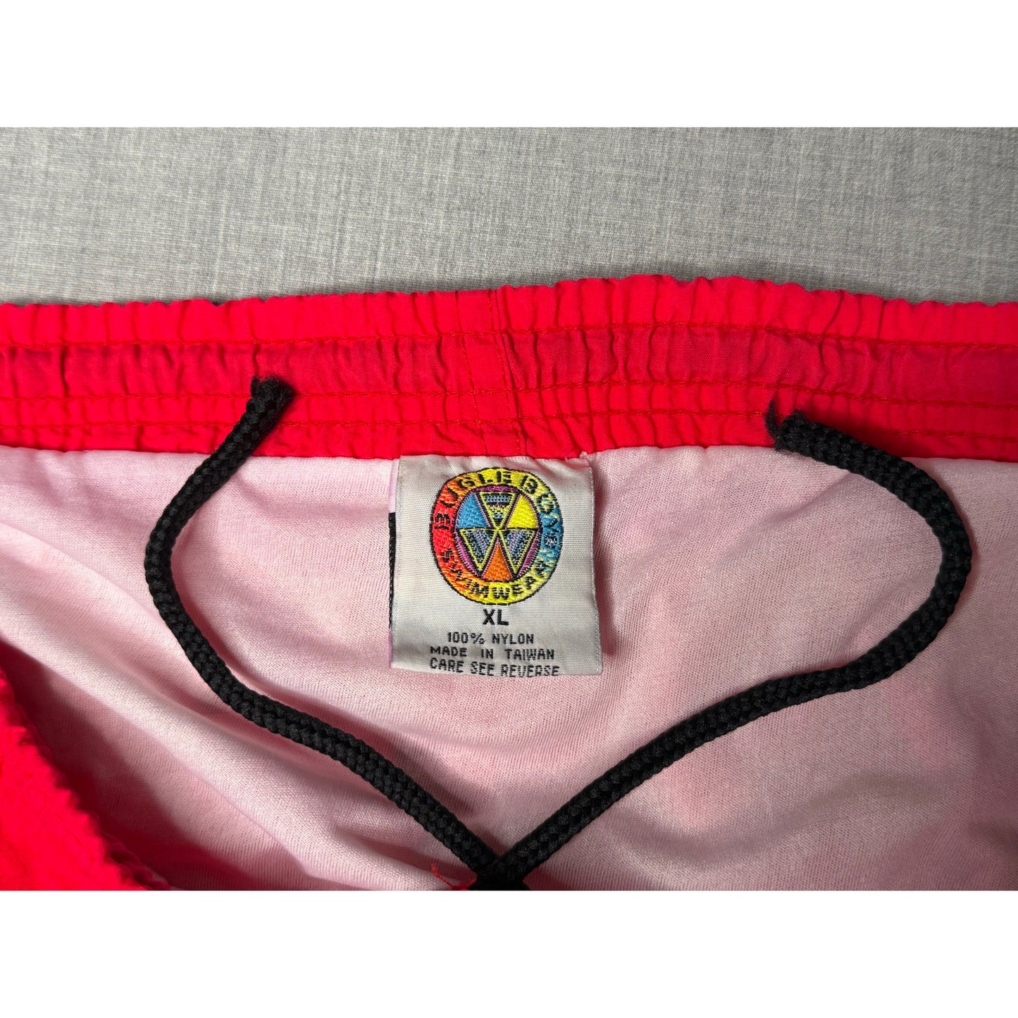 Vintage 90s Bugle Boy Swimwear Lined Board Shorts XL