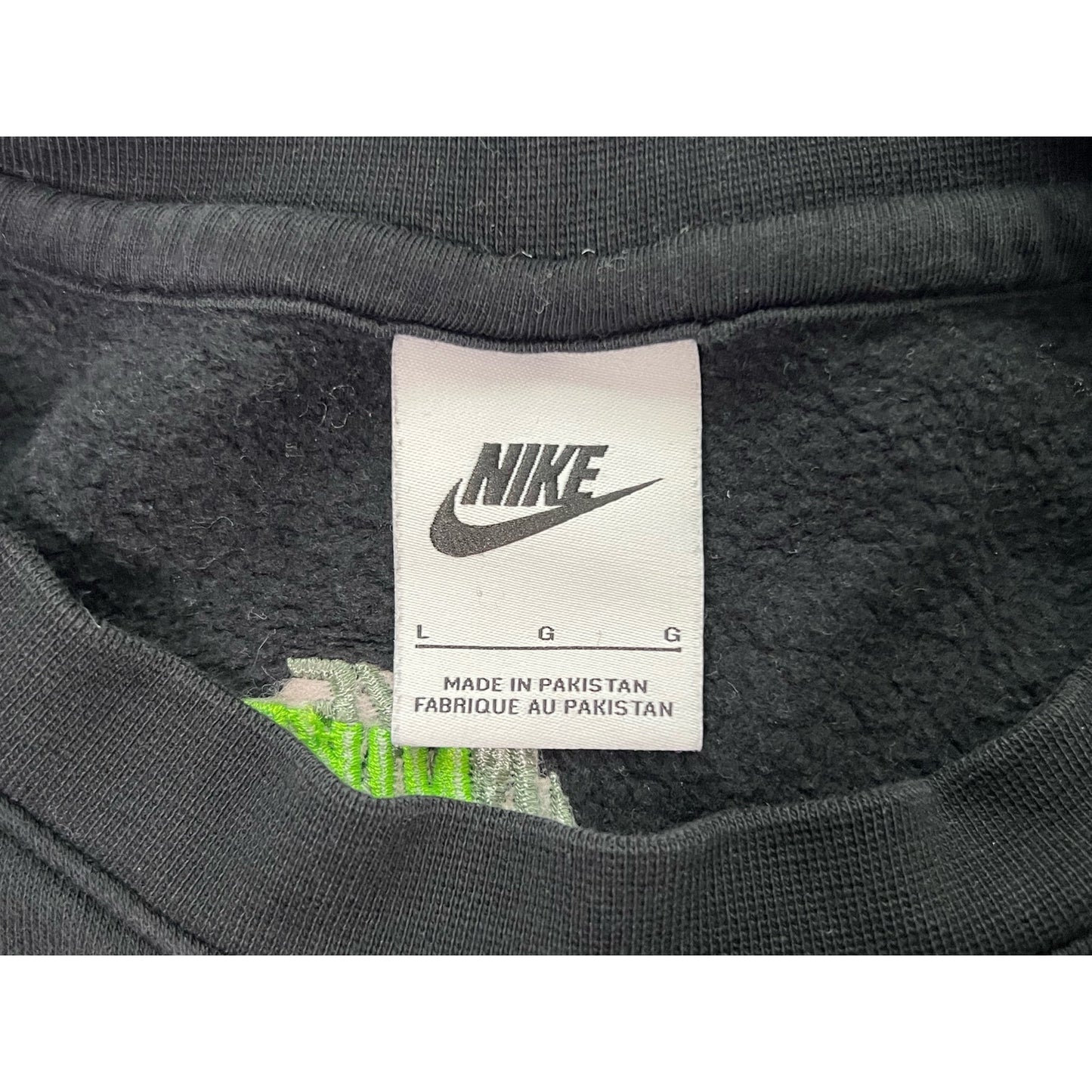 Nike Embroidered Multi Swoosh Pullover Crewneck Sweatshirt Large