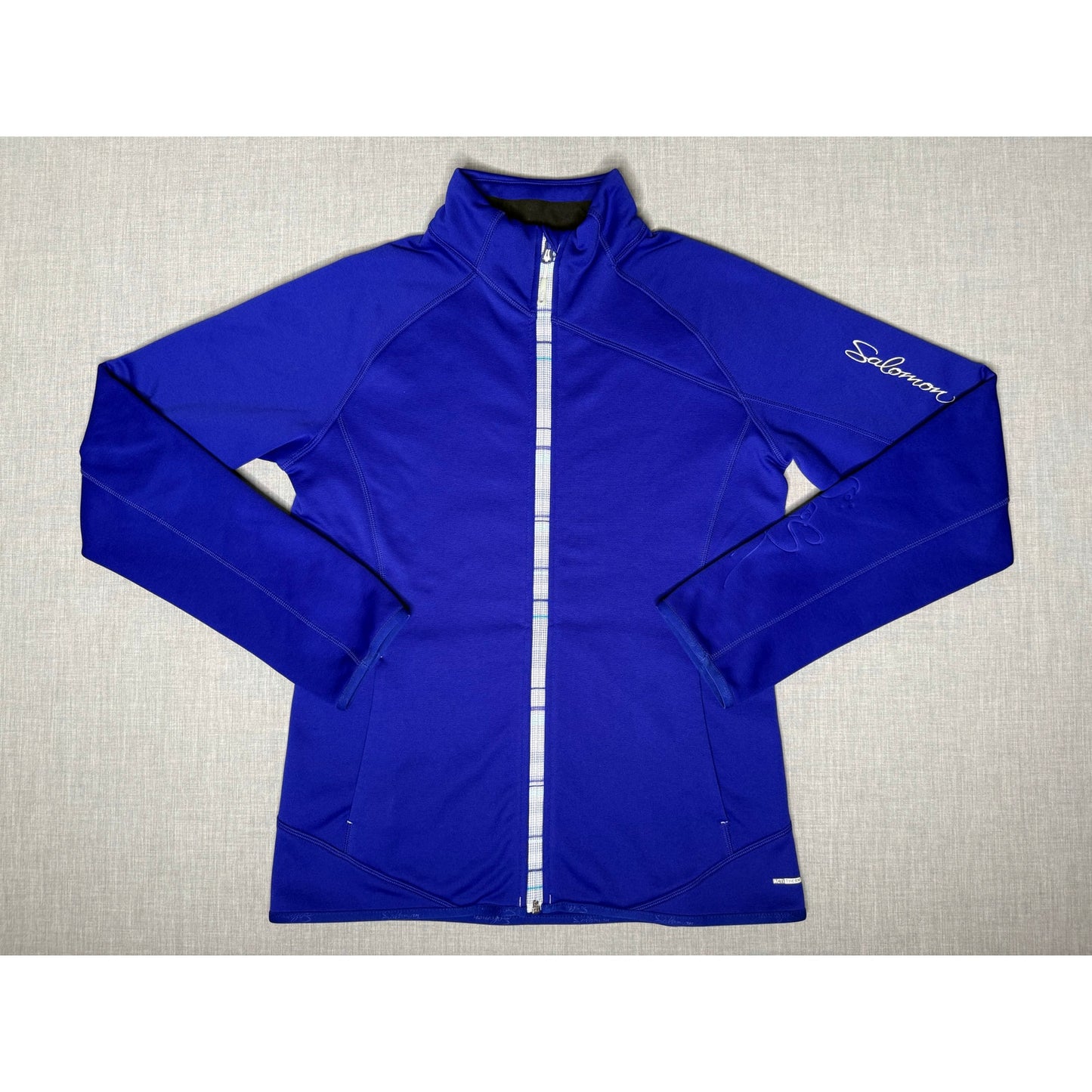 Salomon Athletic Soft Shell Outdoor Full Zip Jacket Women's Medium