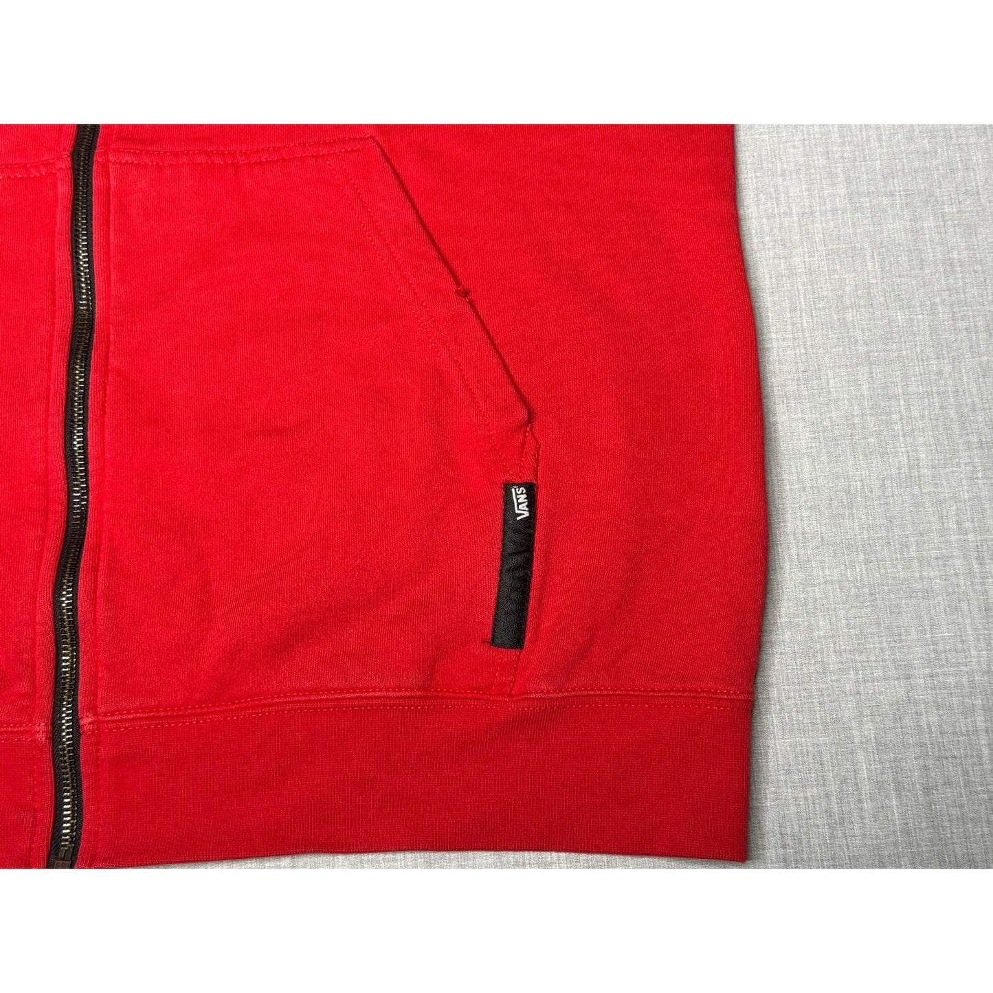 Vans Skateboarding Spell Out Logo Full Zip Hoodie Large