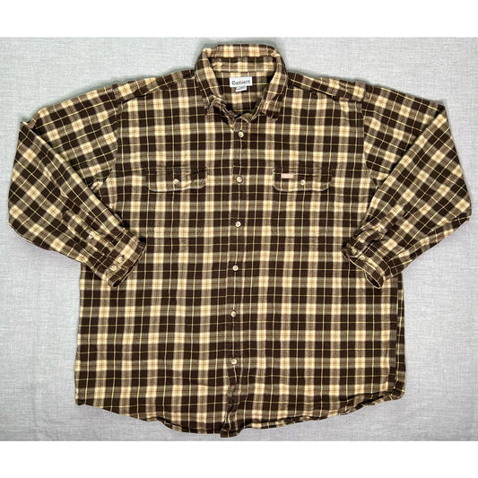 Carhartt Plaid Flannel Pocket Button Up Shirt 2XL
