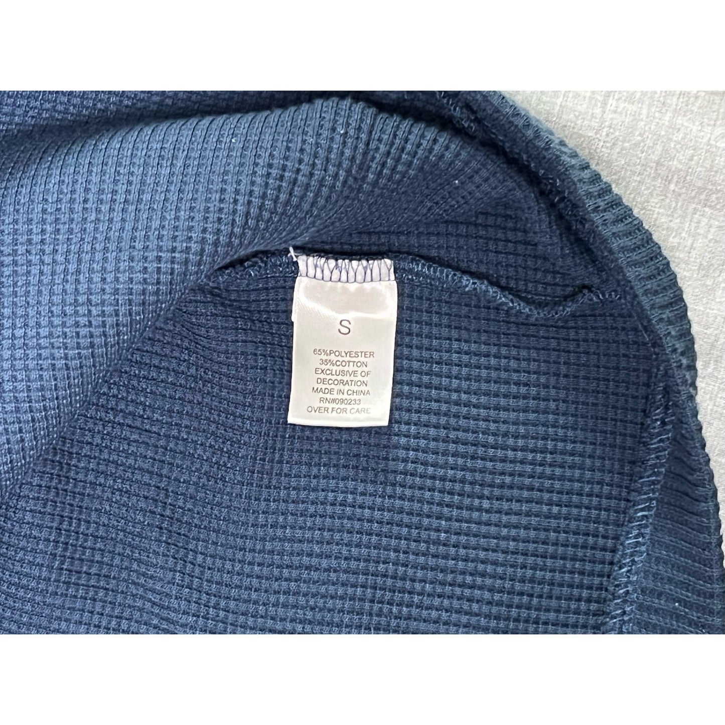 Playboy By Pacsun Thermal Full Zip Hoodie Sweatshirt Small