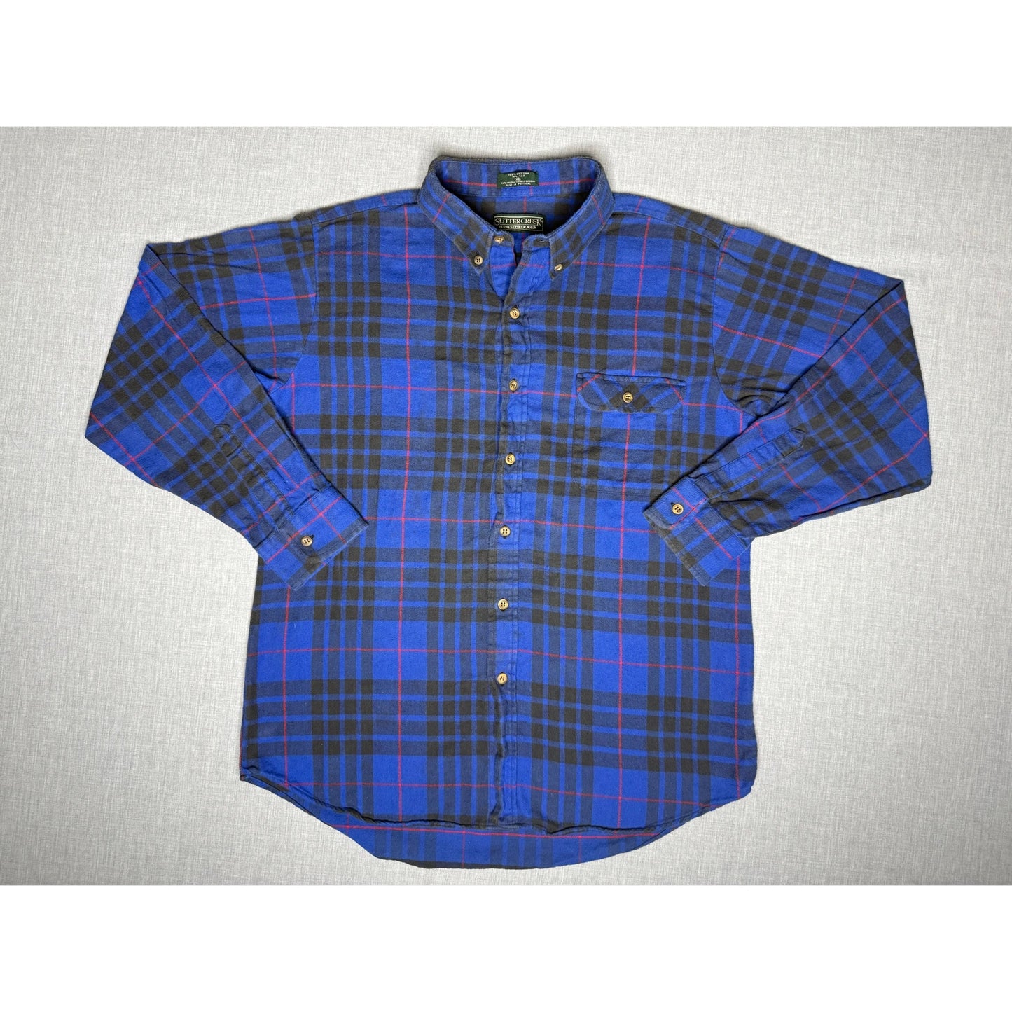 Vintage 90s Sutter Creek Levi Strauss & Co Flannel Button Down Shirt XL