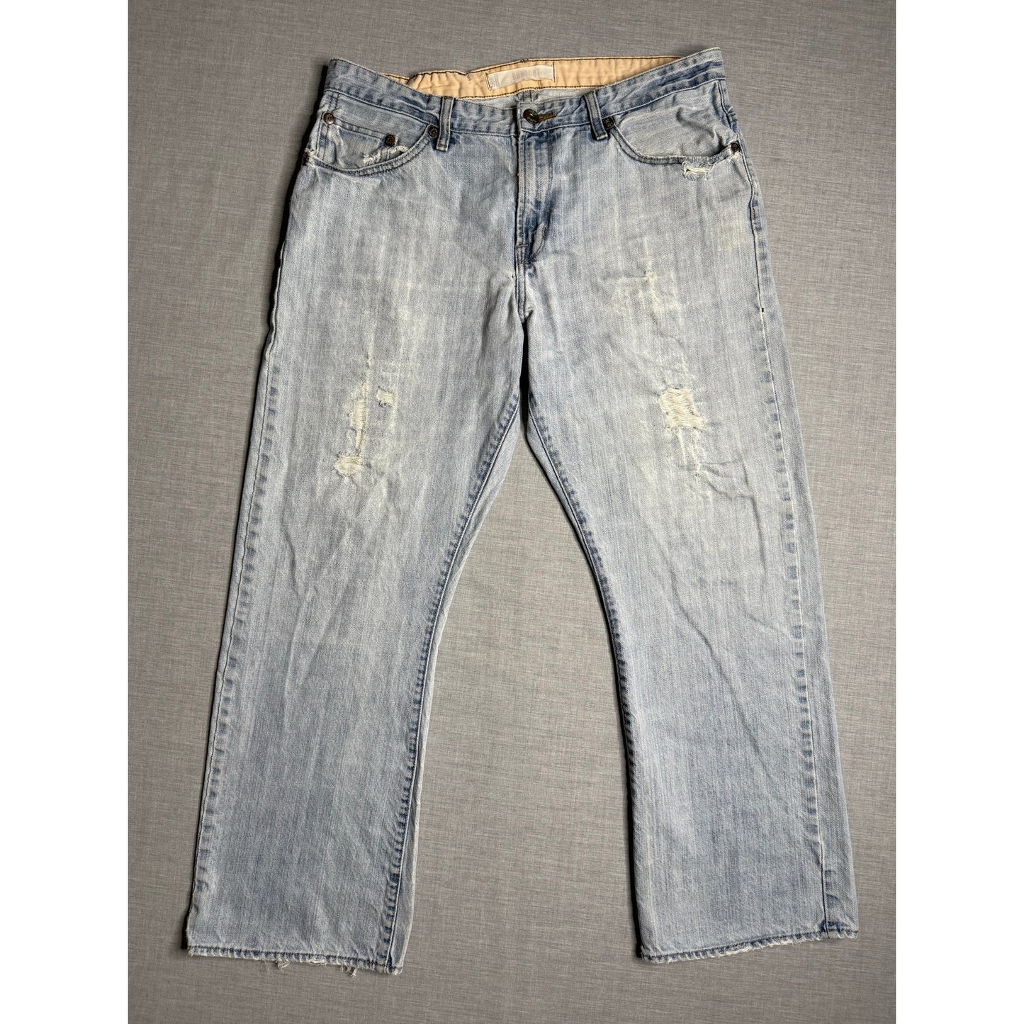 Vintage Y2K Lee Heritage Bootcut Distressed Jeans 35x29
