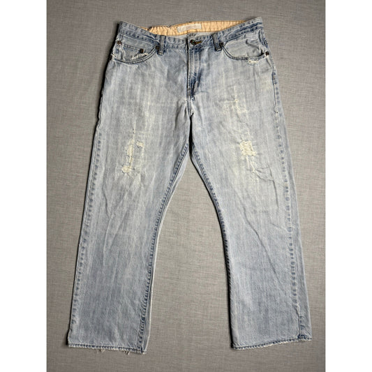 Vintage Y2K Lee Heritage Bootcut Distressed Jeans 35x29