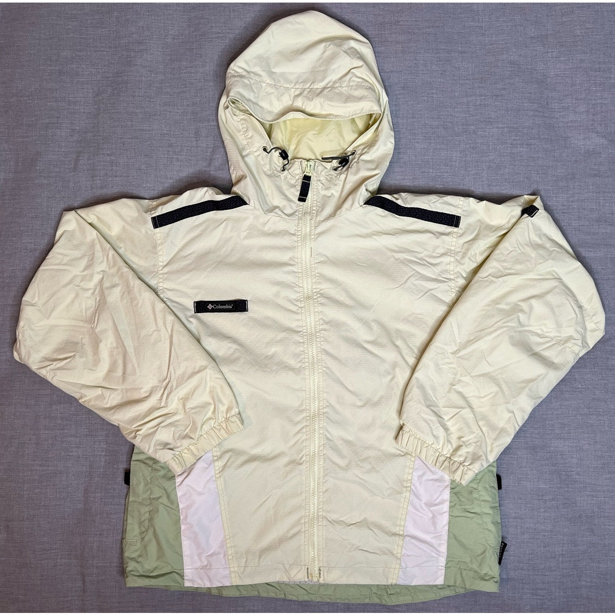 Vintage Columbia Sportswear Full Zip Windbreaker Jacket Women’s Medium