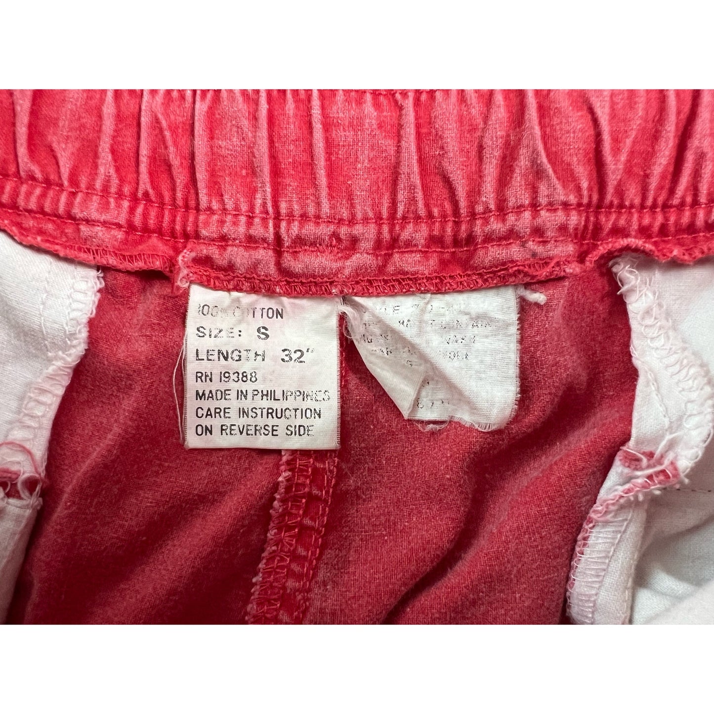 Vintage Brittgear Adjustable Waist Red Pants Small 34x32