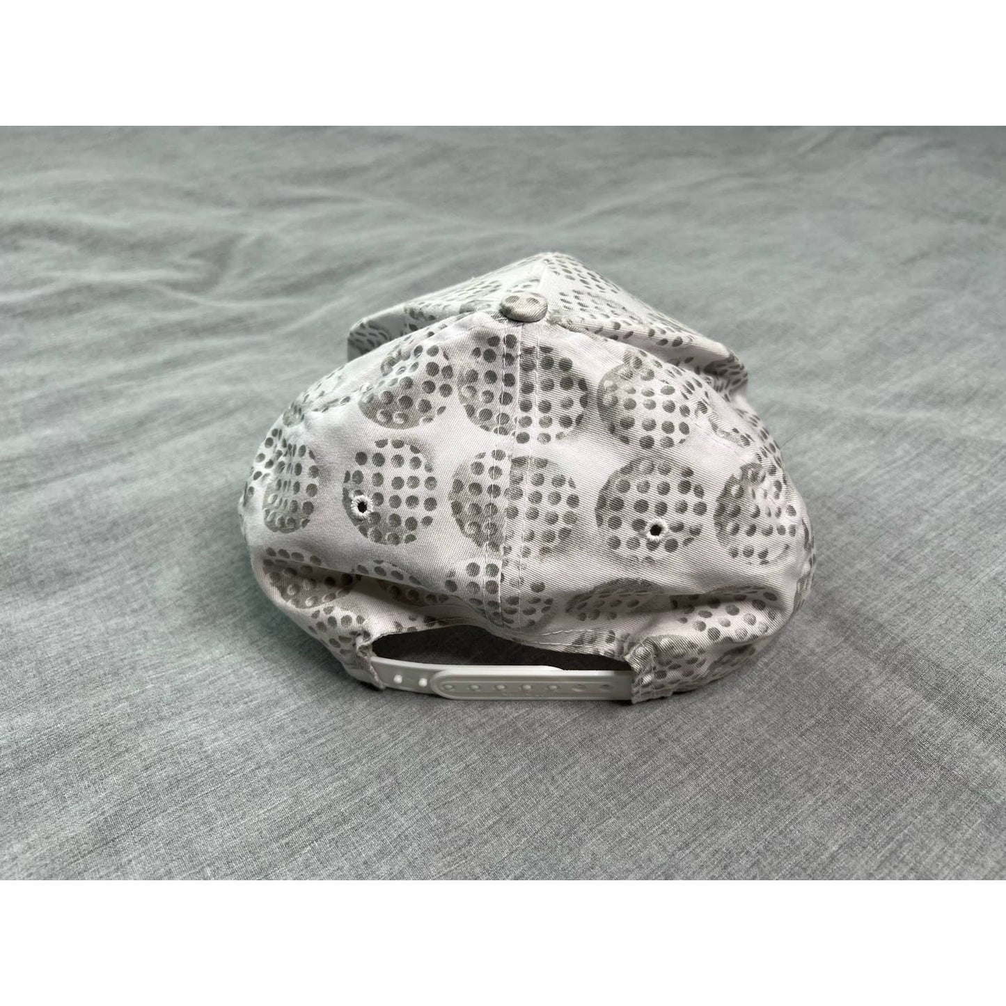 Vintage 90s Florida Golf Ball All Over Print Snapback Nissin Hat