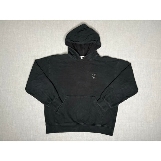 Playboy By Pacsun Puff Print Logo Pullover Hoodie Medium