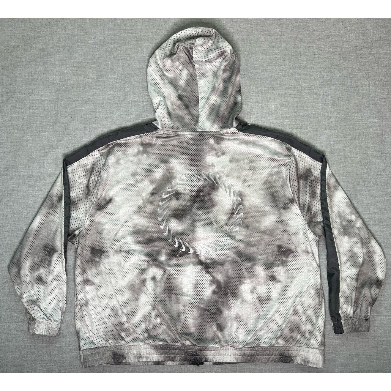 Nike Tie Dye Mesh Full Zip Athletic Hoodie Sweatshirt 2XL