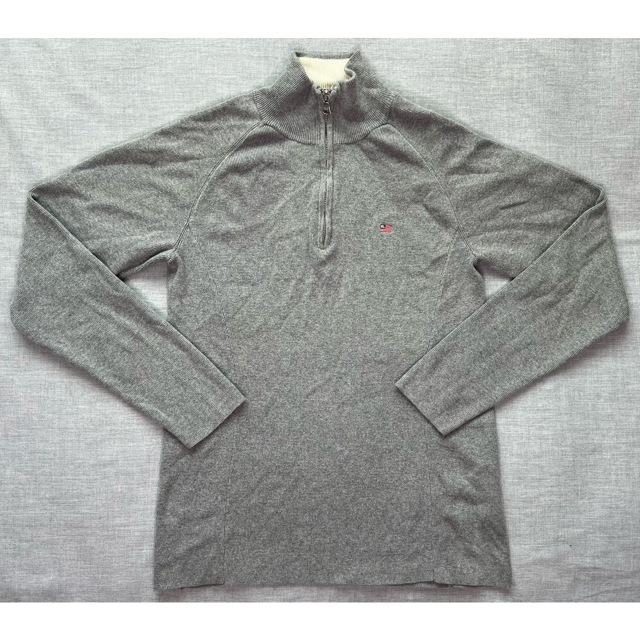 Vintage Y2K Polo Jeans Co Ralph Lauren Quarter Zip Sweater Womens XL