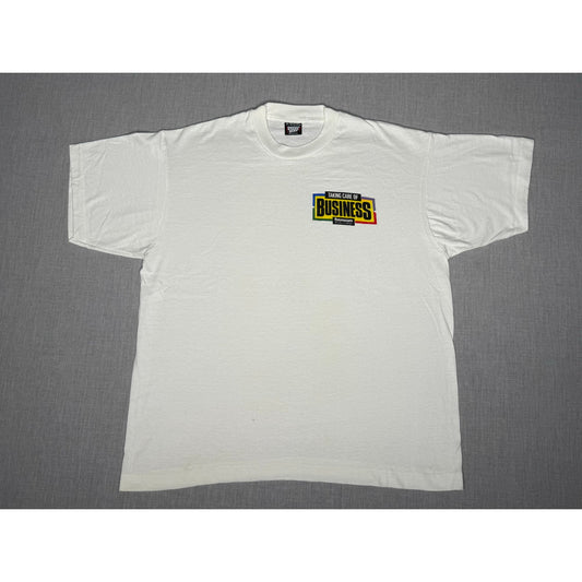 Vintage 90s Rasmussen Business College Single Stitch T-shirt XL