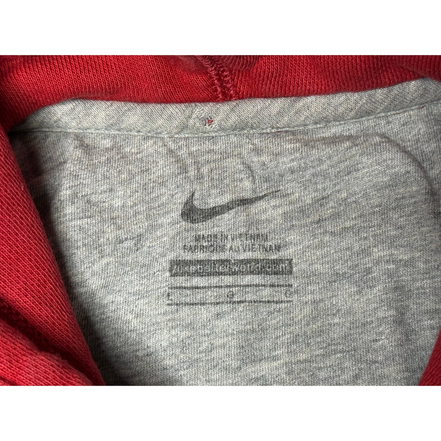 Nike University of Oklahoma Sooners Center Check Pullover Hoodie Large