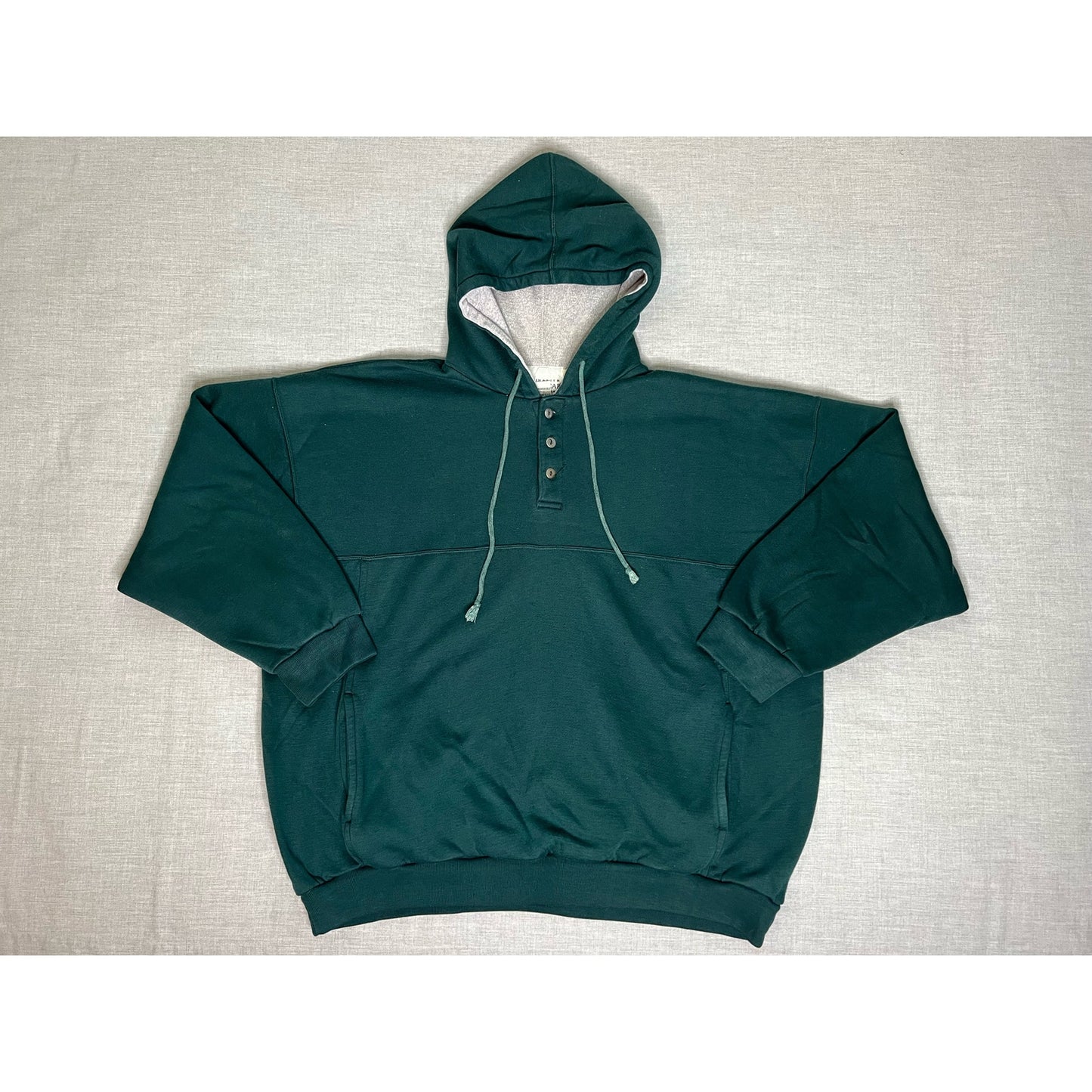 Vintage Justin Allen New York Thermal Lined Pullover Hoodie 2XL