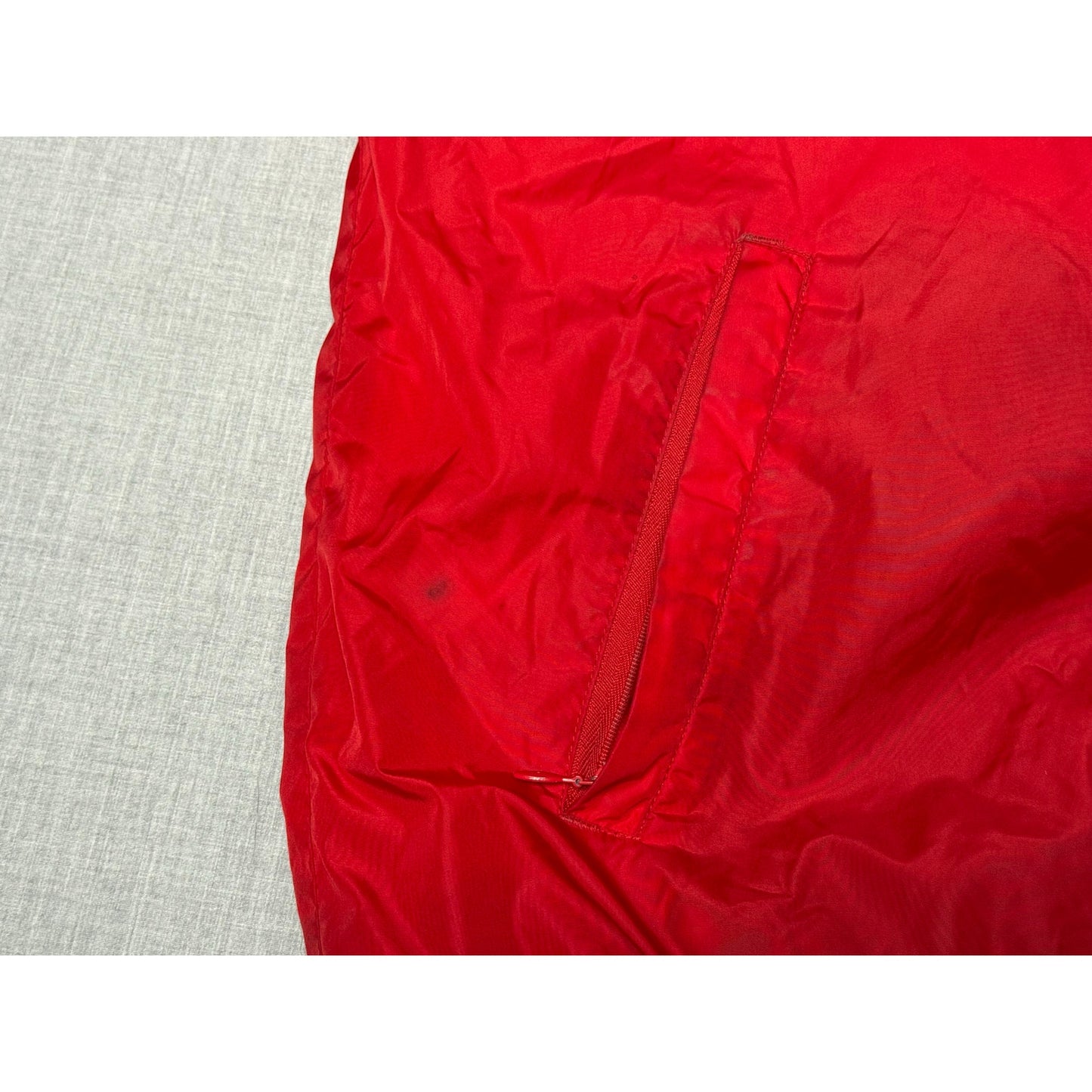 Vintage 2001 Adidas Fleece Lined Full Zip Winter Puffer Coat Large