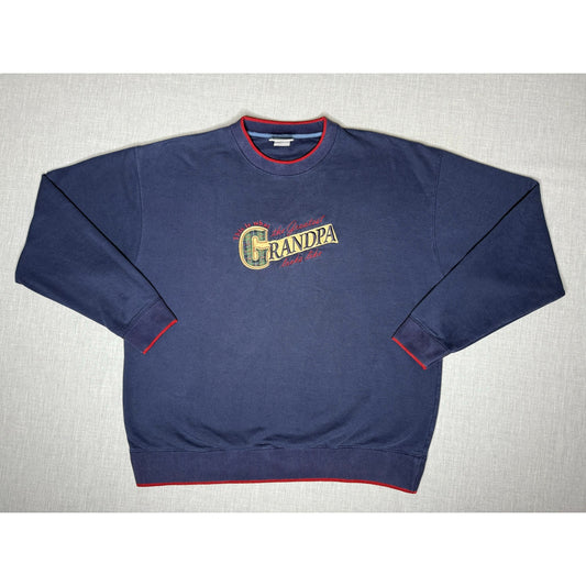 Vintage Greatest Grandpa Pullover Crewneck Sweatshirt XL