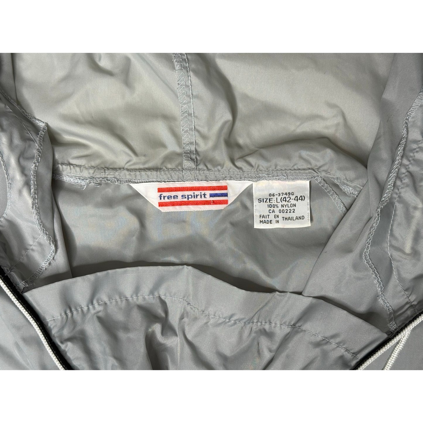 Vintage 90s Free Spirit Lightweight Quarter Zip Anorak Windbreaker Large