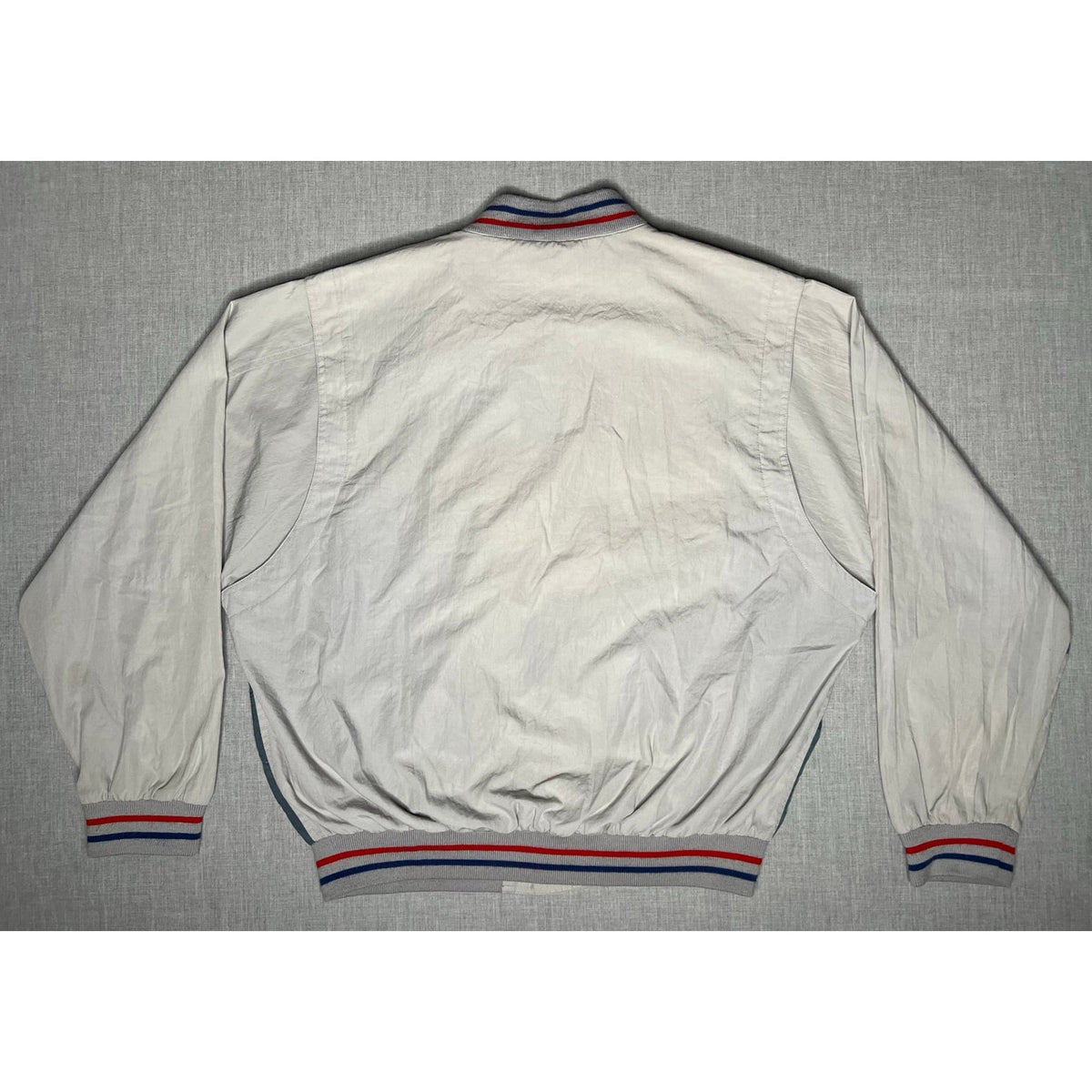 Vintage 80s Sears Athletic Sports Club Snap Up Bomber Jacket Large