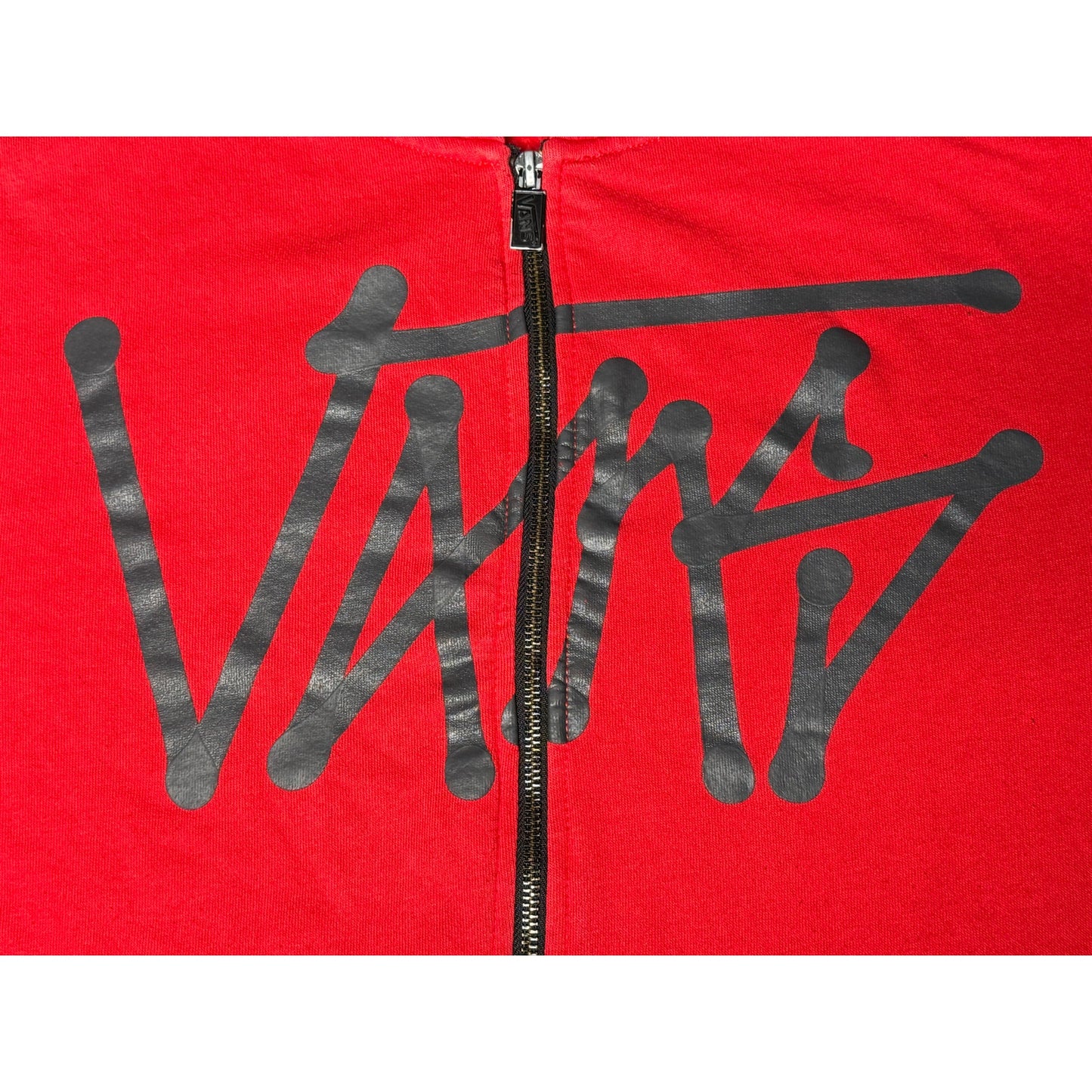 Vans Skateboarding Spell Out Logo Full Zip Hoodie Large