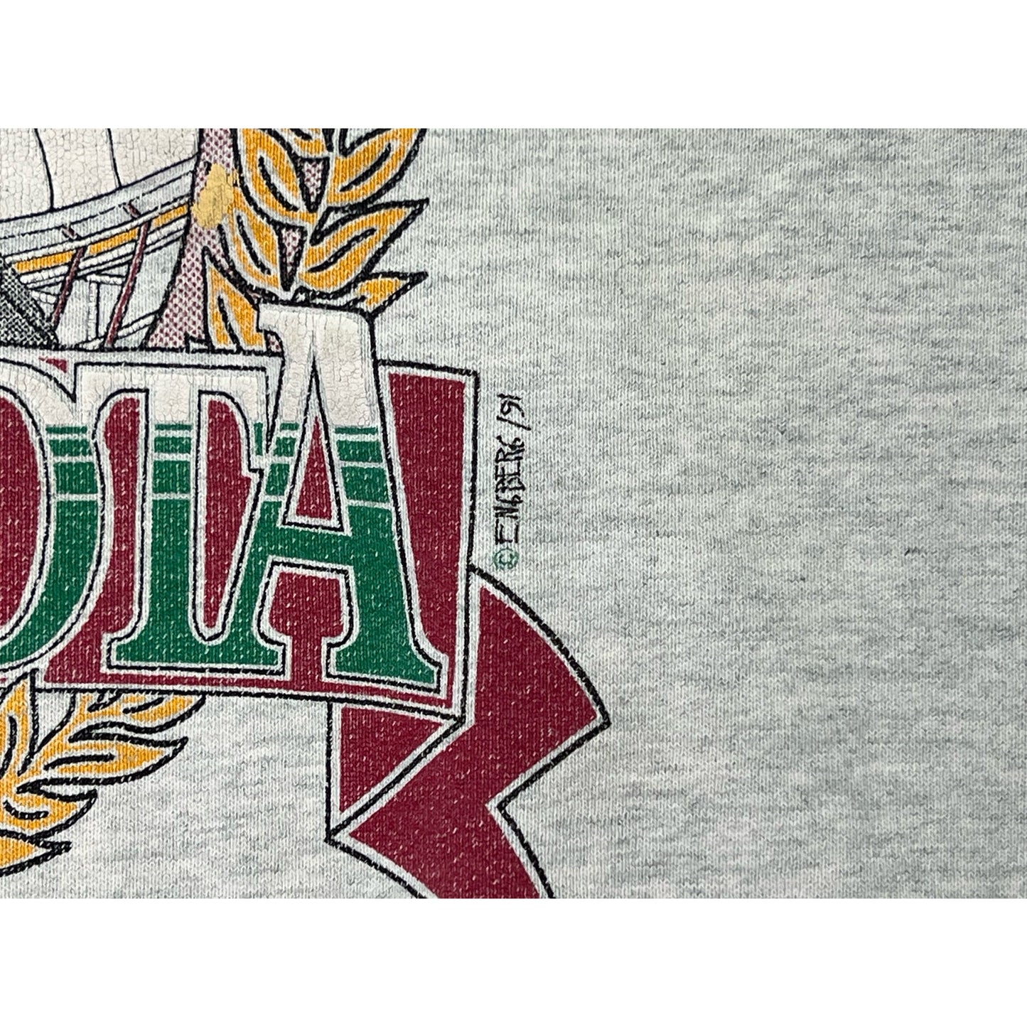 Vintage 1991 Minnesota Sports Pullover Crewneck Sweatshirt Large