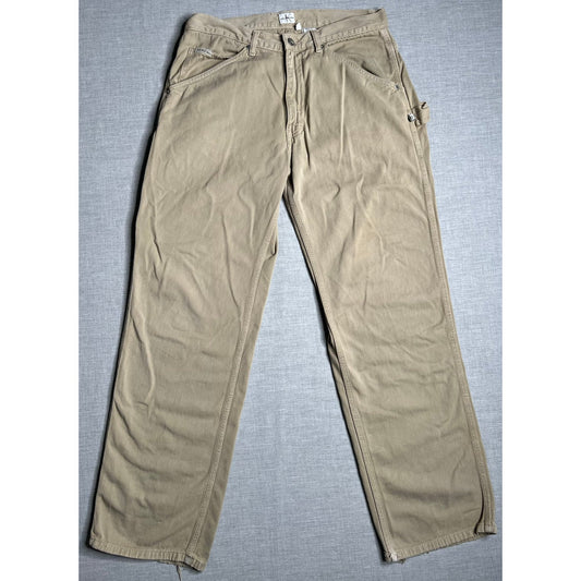 Vintage Calvin Klein Jeans Baggy Khaki Carpenter Pants 33