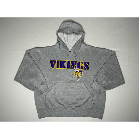 Vintage Minnesota Vikings Majestic Pullover Hoodie Large