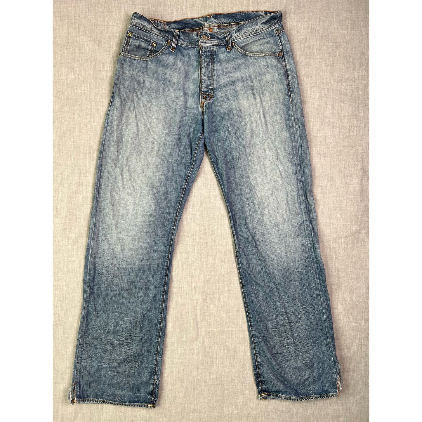 Polo Jeans Co Ralph Lauren Carver Faded Button Fly Jeans 34x34