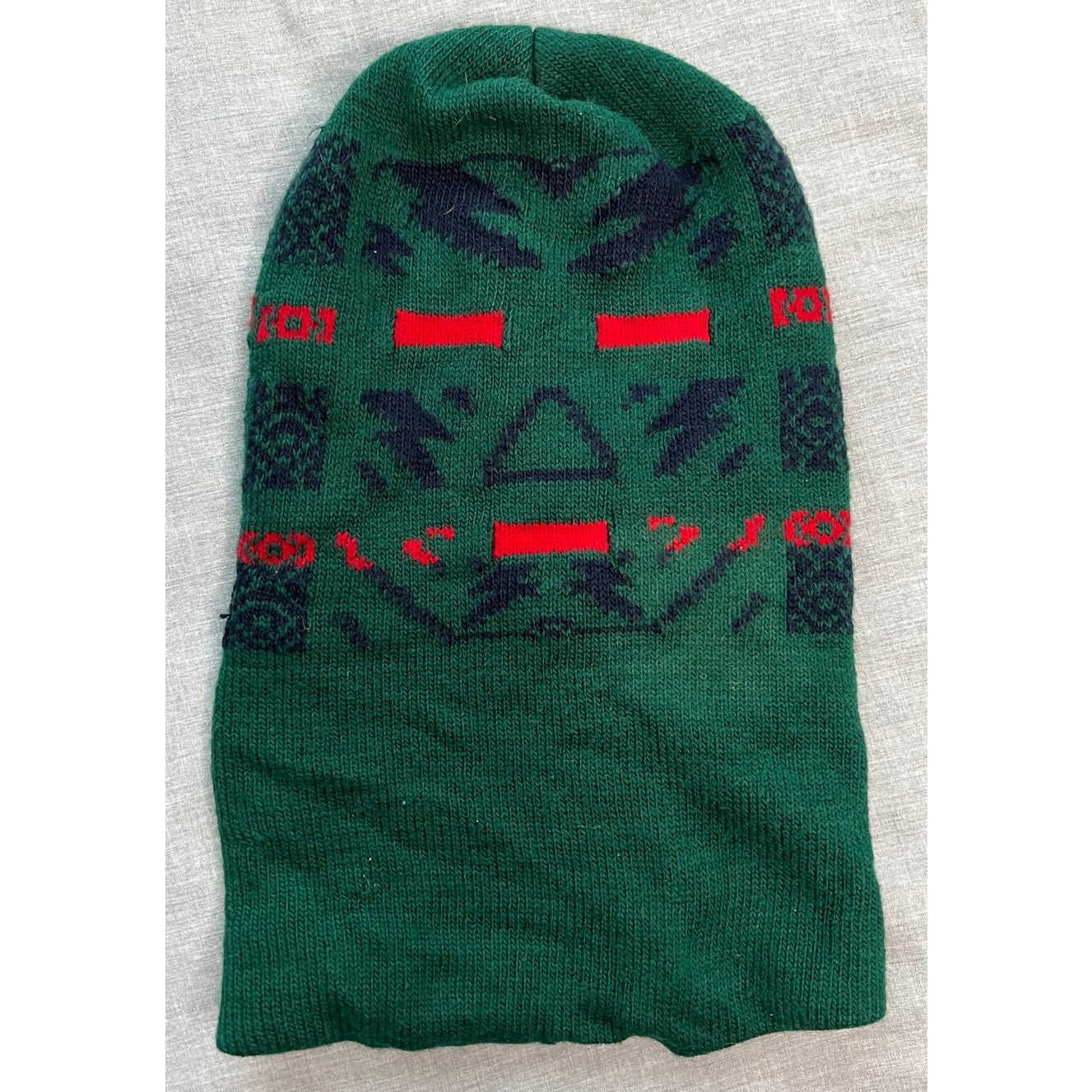 Vintage Aztec Tribal Pattern Knit Ski Mask Balaclava