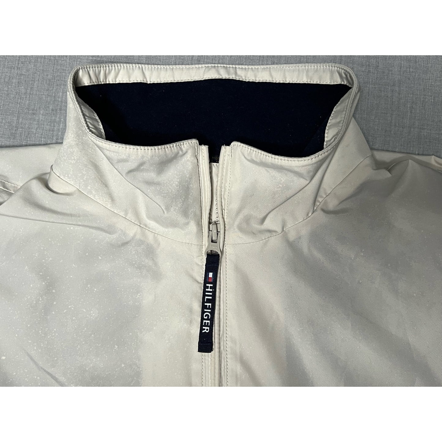 Vintage Tommy Hilfiger Mesh Lined Lightweight Full Zip Windbreaker Jacket XL