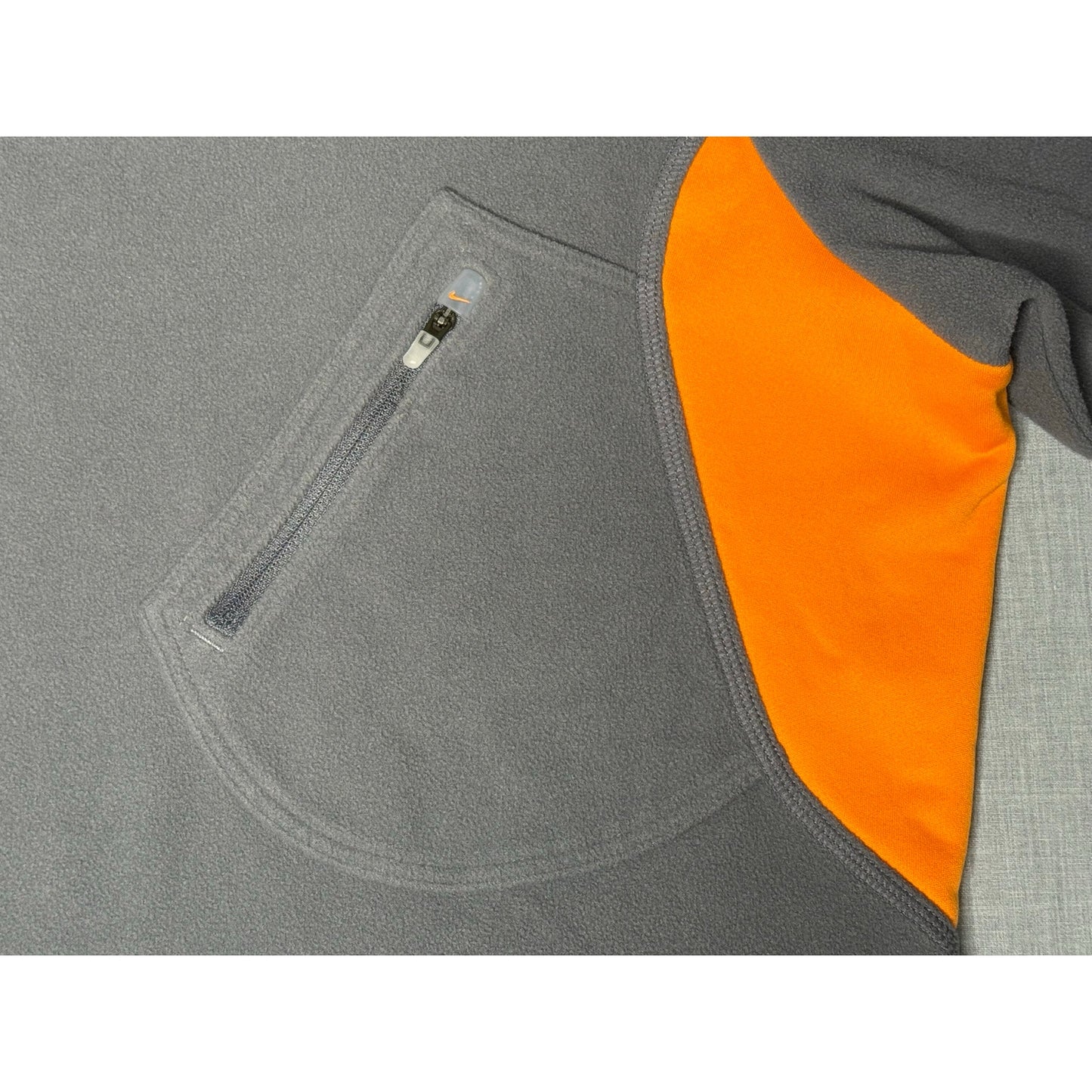 Vintage Y2K Nike Sphere Thermal Fleece Quarter Zip Sweatshirt Large