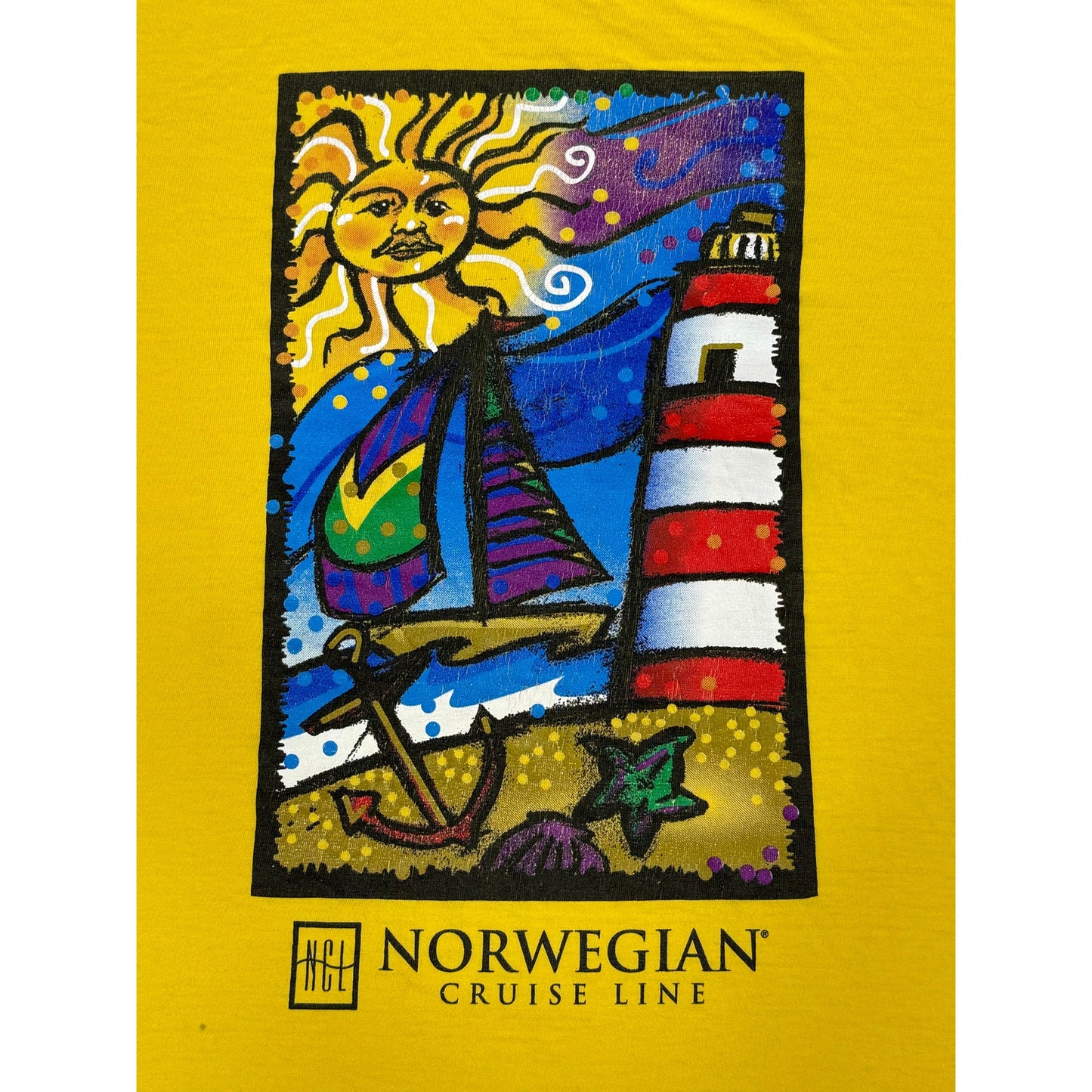 Vintage 90s Norwegian Cruise Line NCL Single Stitch T-shirt Youth XL