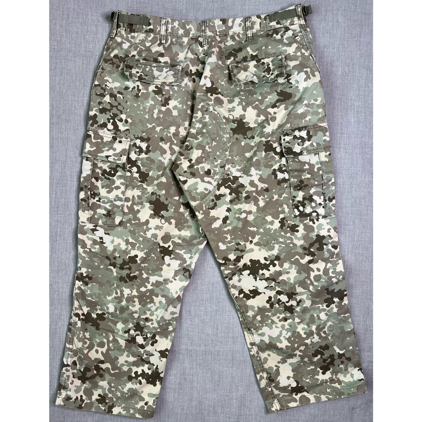 Military Camo Combat Cargo Pants Large Regular