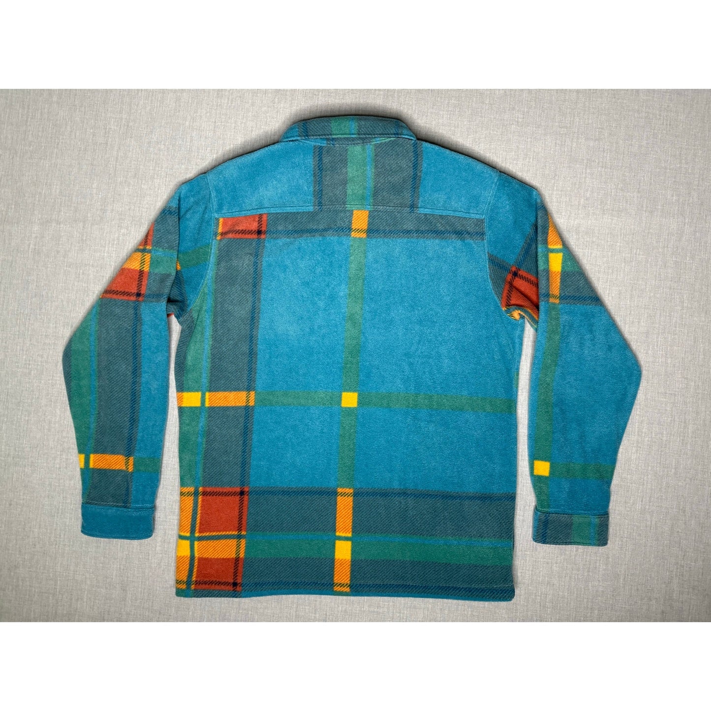 Columbia Sportswear Fleece Flannel Snap Up Sweatshirt Medium