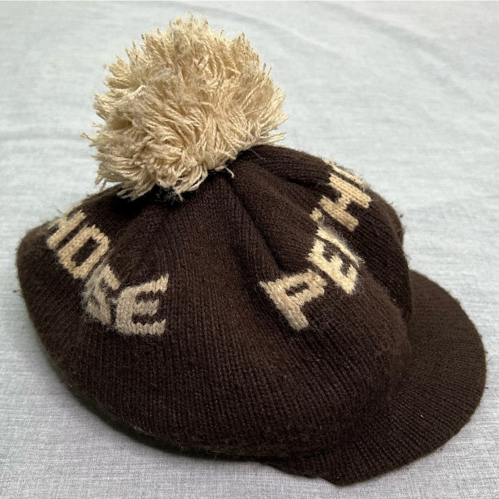 Vintage Penthouse Pom Pom Newsboy Flat Cap Hat