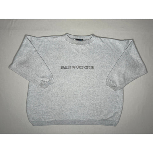 Vintage 90s Paris Sport Club Pullover Crewneck Sweatshirt Women’s 3