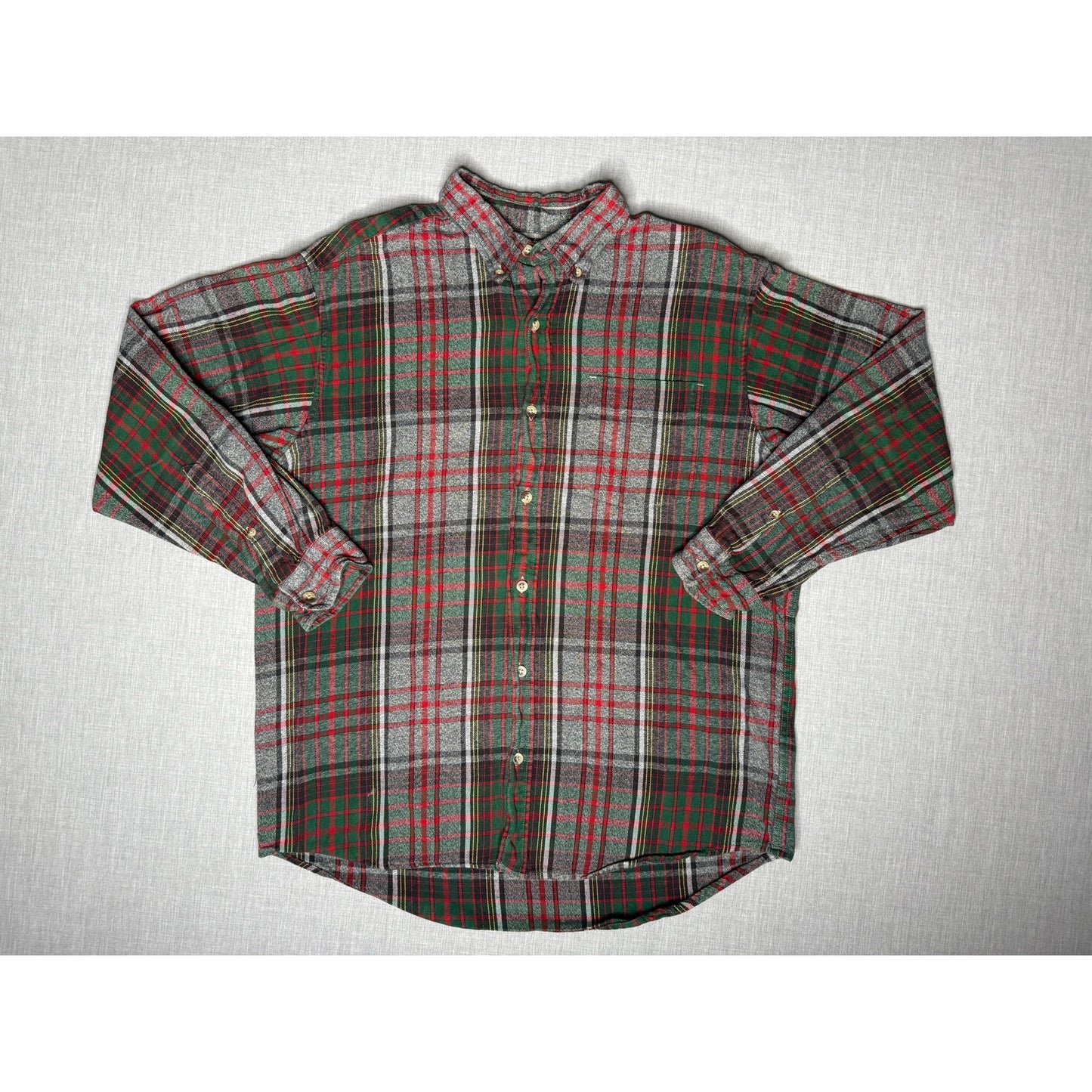 Redhead Button Down Flannel Shirt Large