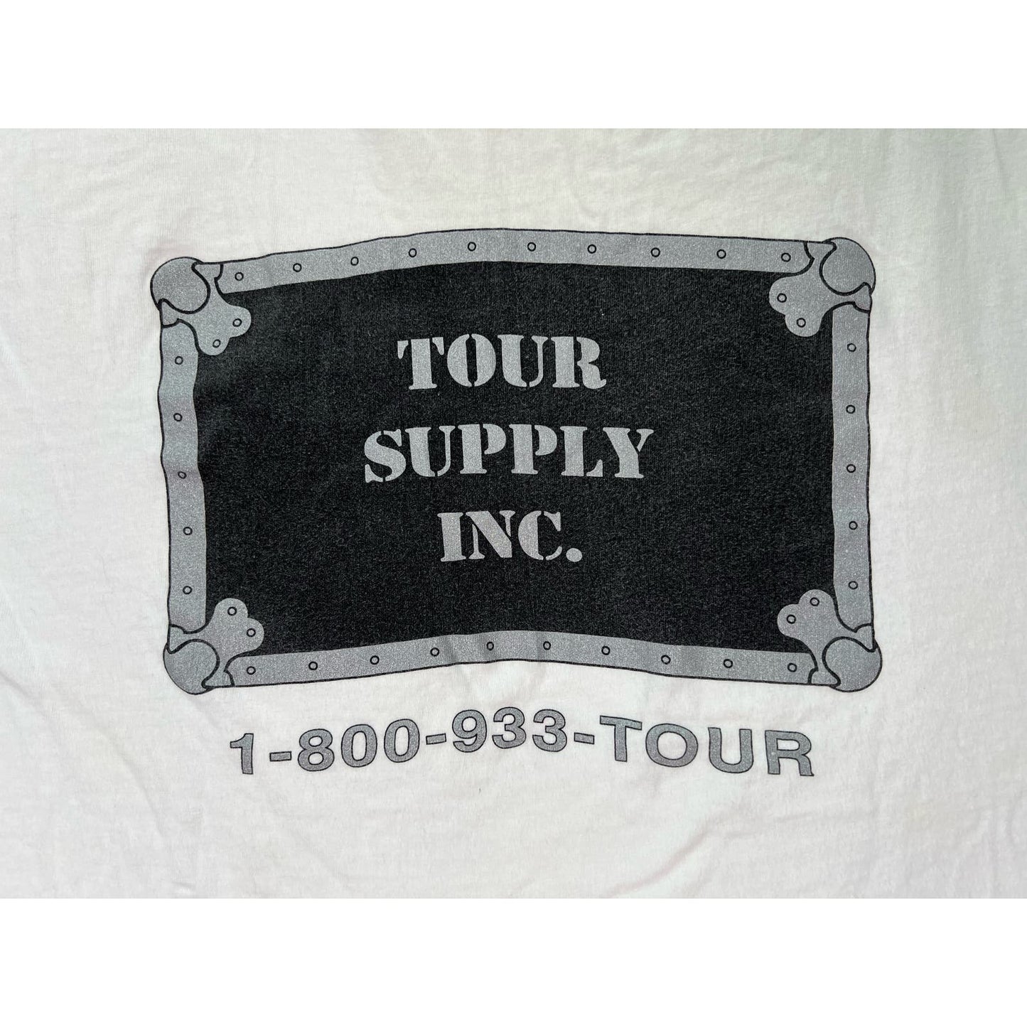 Vintage 90s Tour Supply Inc. Double Sided Band T-shirt XL