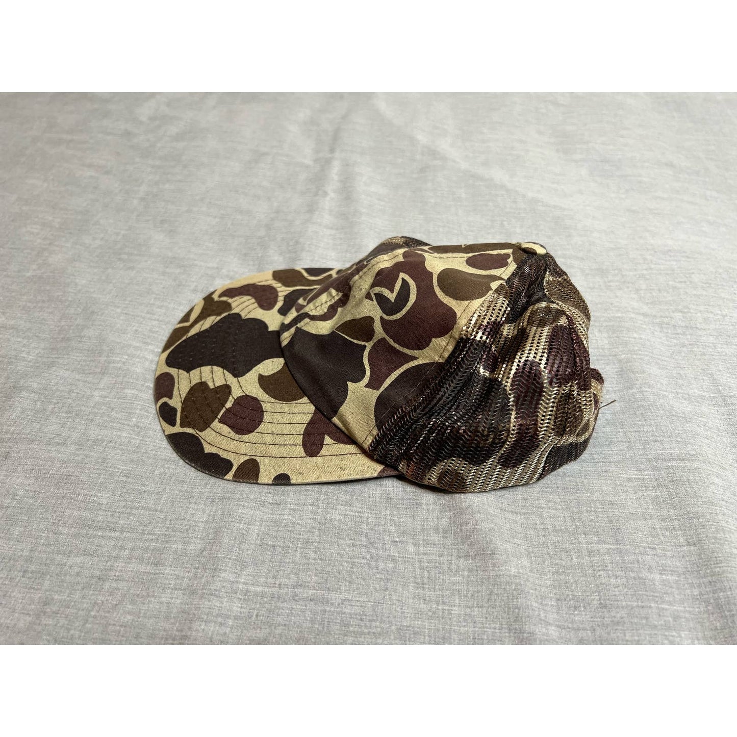 Vintage Duck Bay Camouflage Adjustable Trucker Hat