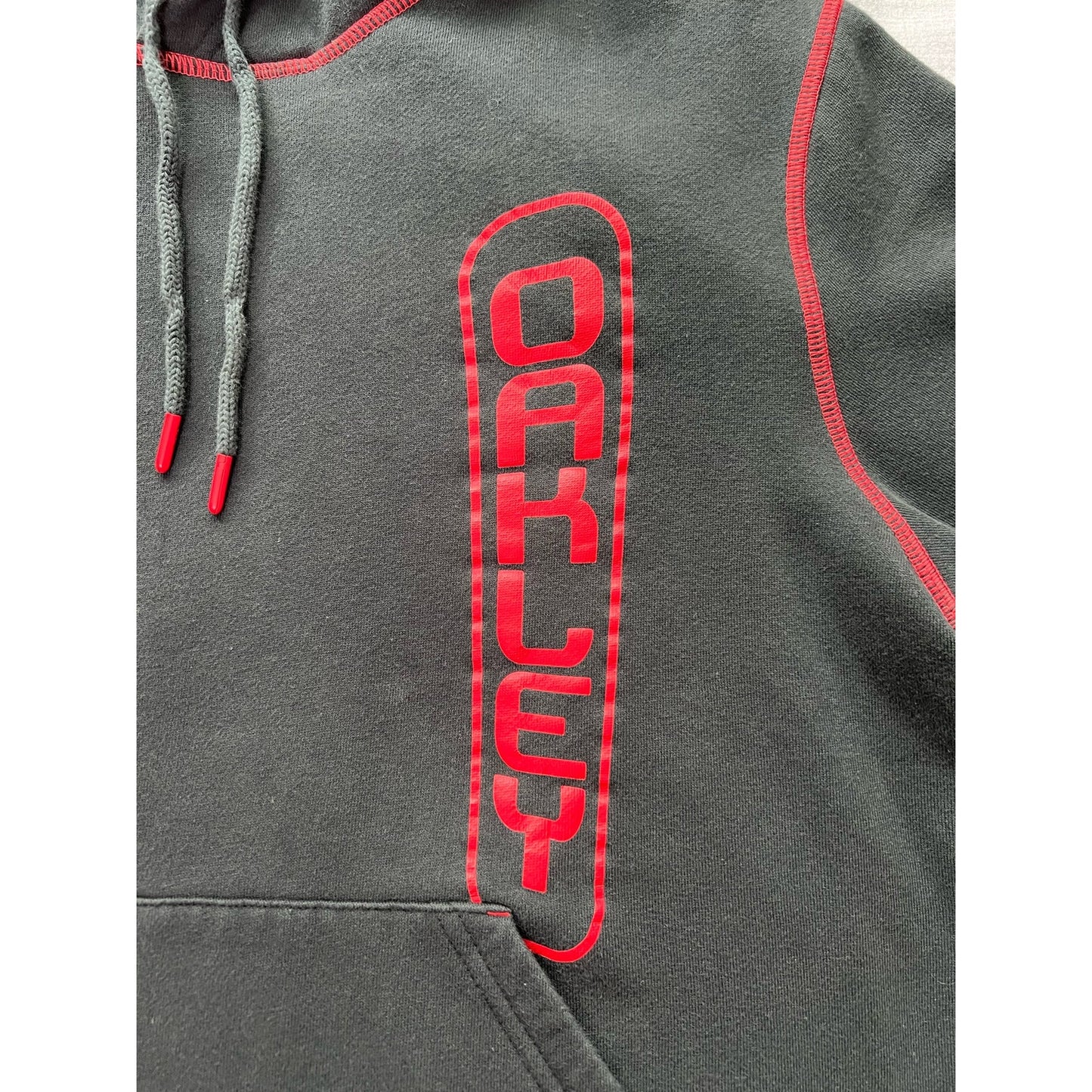 Oakley Red Stitch Pullover Hoodie Large