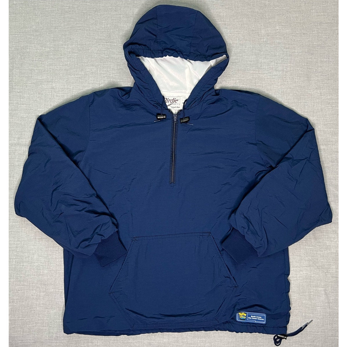 Vintage 2002 Toon Disney Quarter Zip Lined Windbreaker Jacket Small