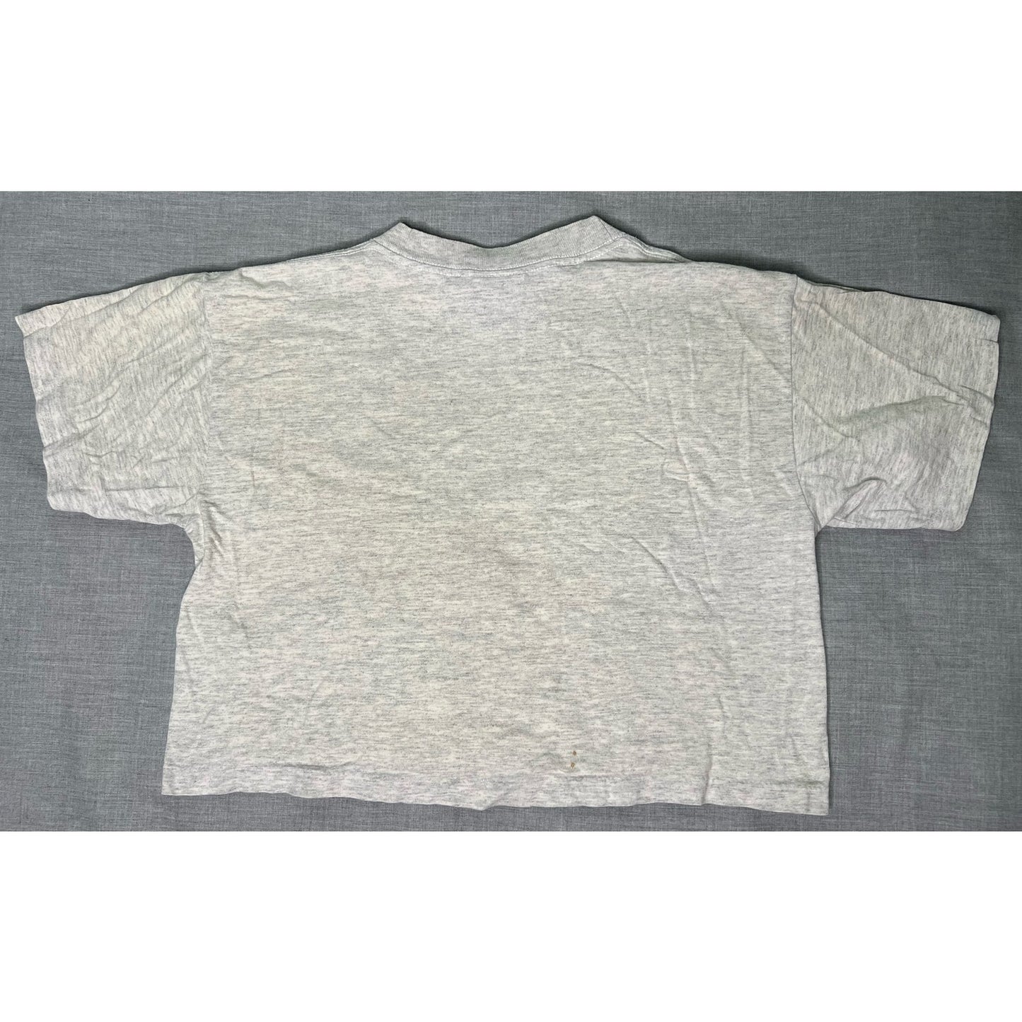 Vintage 80s Volleyball Bump Set Spike Single Stitch Crop Top OSFA