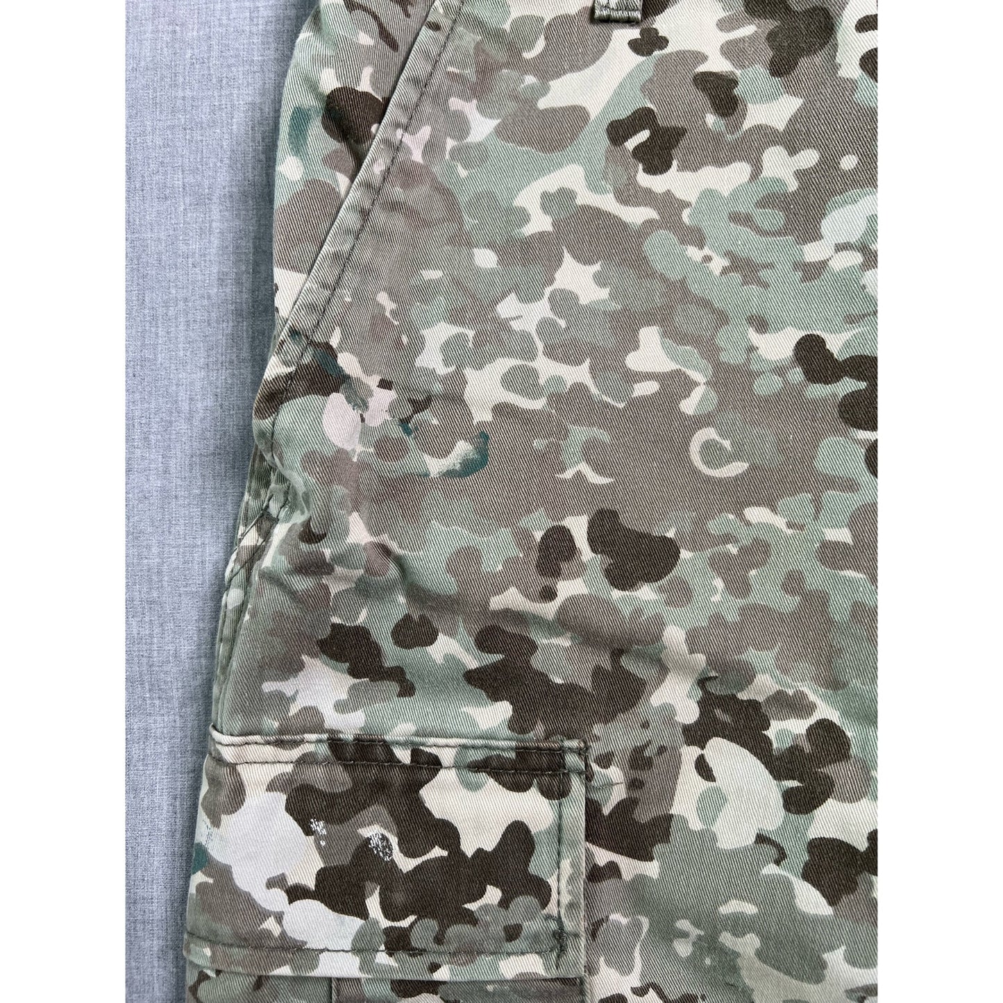 Military Camo Combat Cargo Pants Large Regular